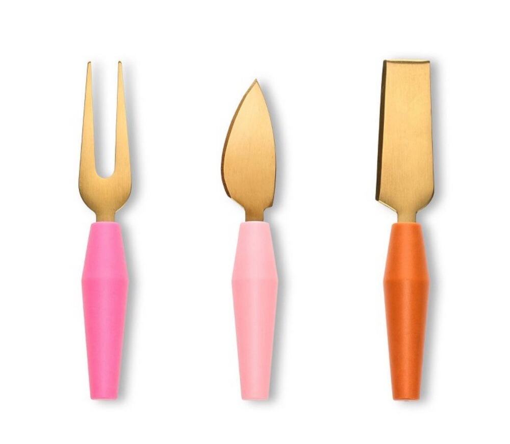 Cheese Knives Set Pink / Orange -Target